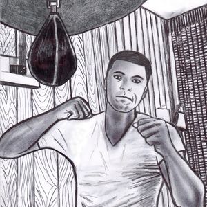 Home decor Art PRINT on paper "Ali"